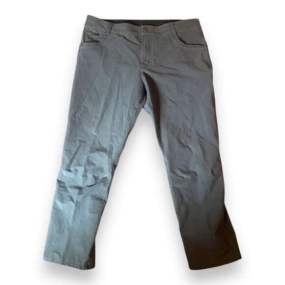 KUHL Resistor Jeans Straight Leg Mid-Rise Carbon Classic Fit Stretch Size 40x30 - Picture 2 of 15